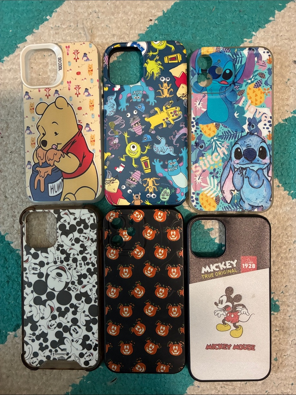 Disney iPhone 12 mini Case Lot